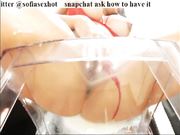 Sofiasexhot - Squirting on transparent chair video